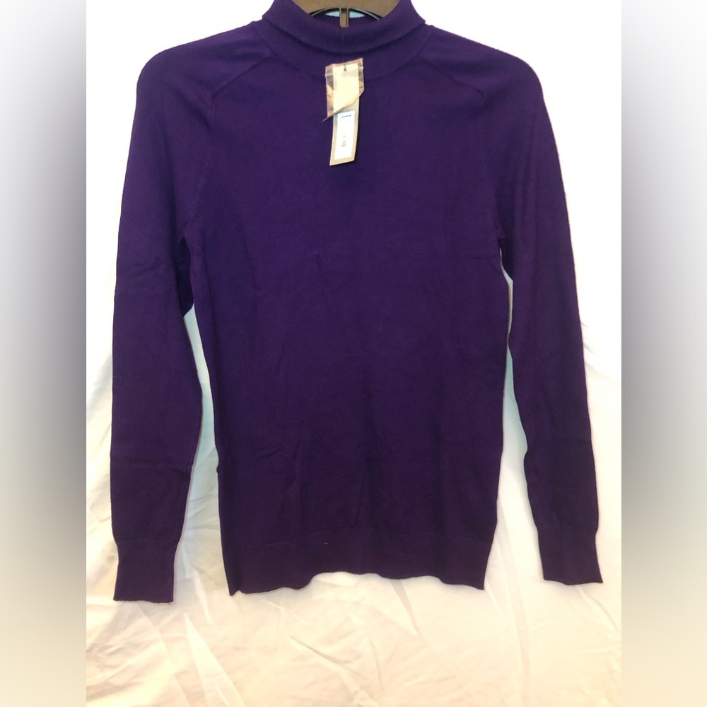 NWT S Apt. 9 Purple Turtleneck Sweater
